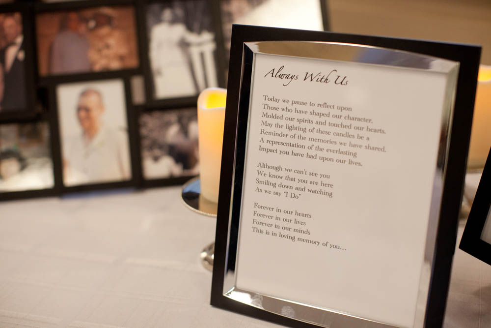 More information about "A Simple Way to Remember Those Who Can't Be There on Your Wedding Day"