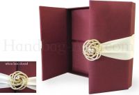 Make your big wedding day a luxury one by starting the invitation with NANGFA's world famous silk invitation boxes featuring crystal embellishments with czech rhinestones and fine silk lining. Each box can be ordered individually in your custom color and 