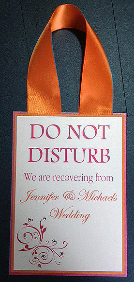 Please share your "Do Not Disturb" door hangers you made for OOT bags!