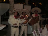 The mariachi band at the Cocktail Hour.