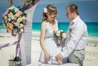  Liuba & Andrey, Beach Wedding at Trump Beach, Cap Cana Dominican Republic