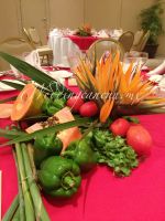 mexican style edible centerpiece