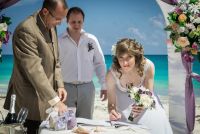  Liuba & Andrey, Beach Wedding at Trump Beach, Cap Cana Dominican Republic