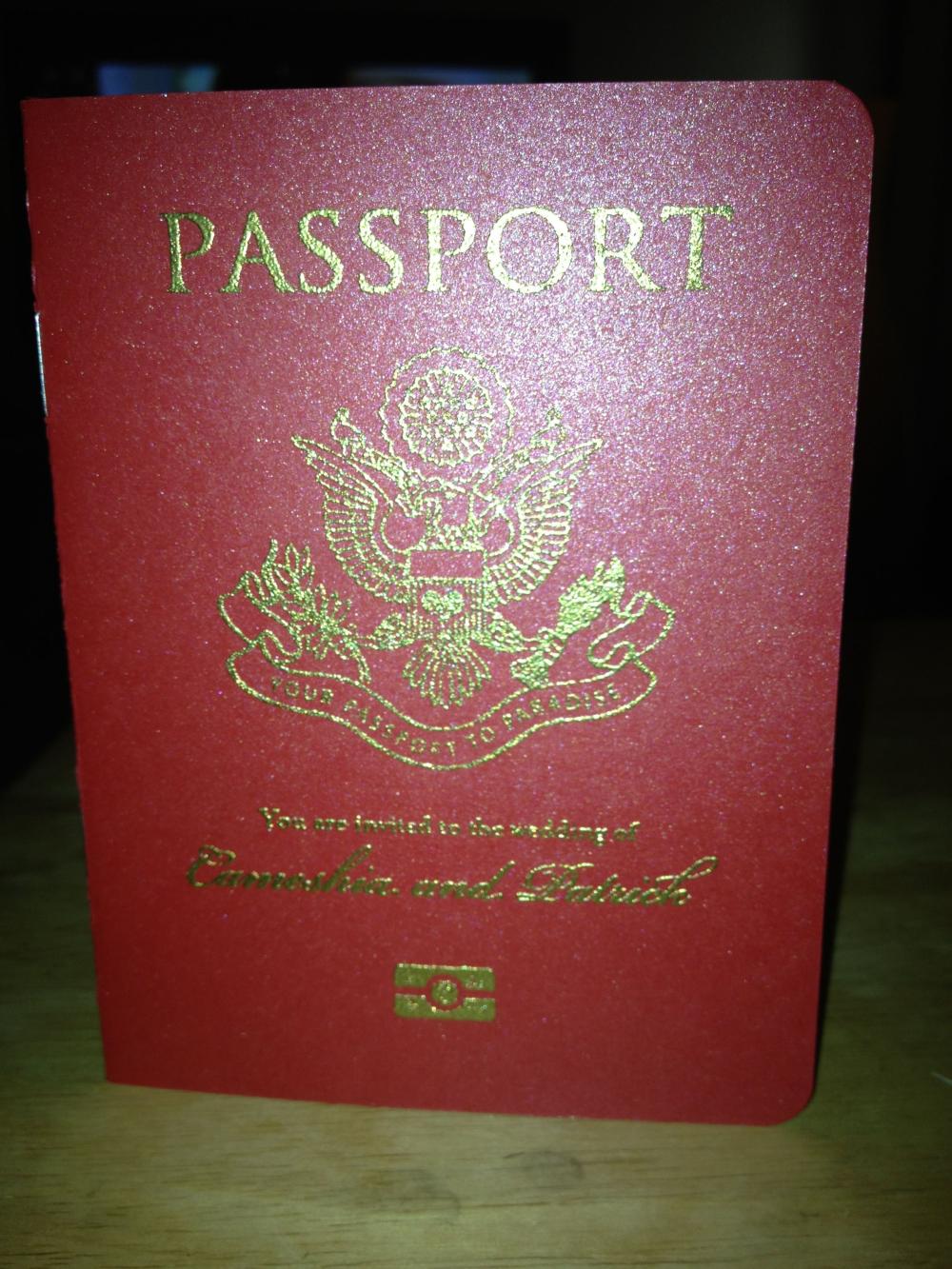 Passport Invitations by April Twenty Five