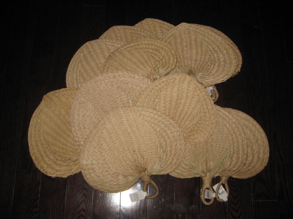 Selling 16 Raffia Fans