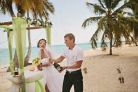 vika + dima, secret beach, cap cana