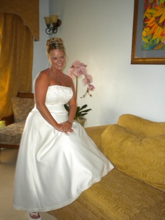 Size 12 used wedding dress
