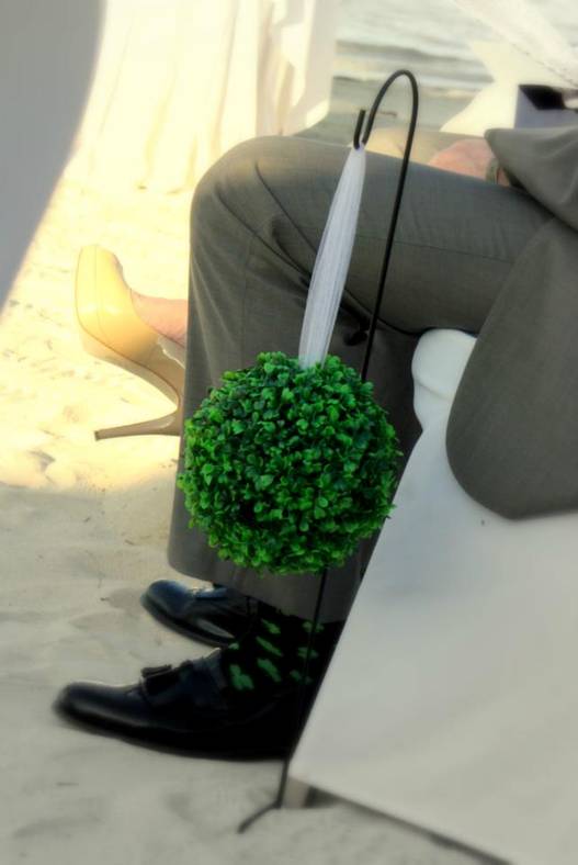 Green pomander/kissing balls - Perfect for St. Patrick's Day!