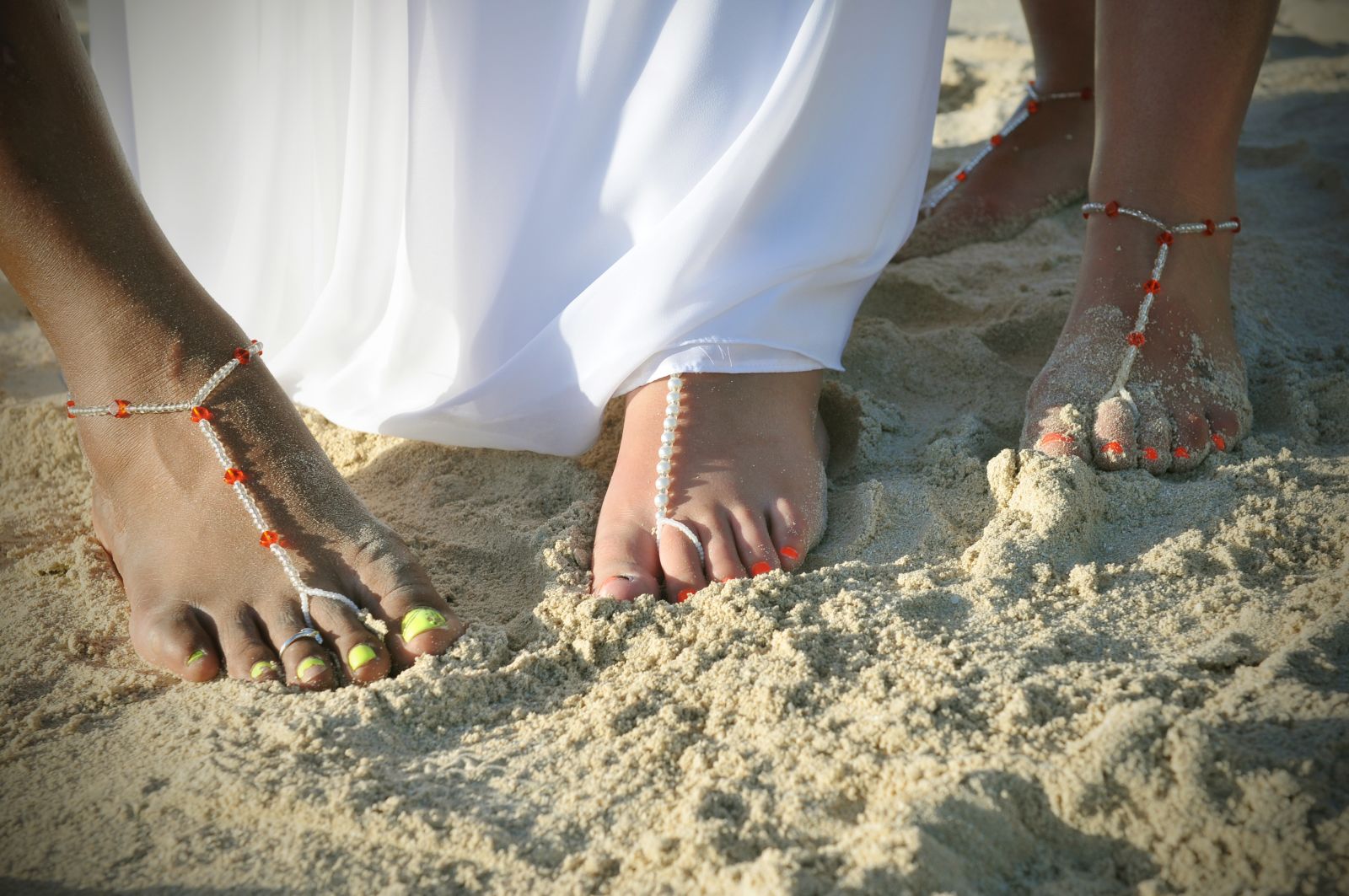 DIY Barefoot sandals