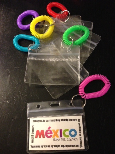 Plastic Key Card Holder with Coil