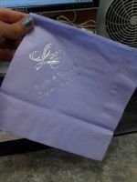 Personalized Dinner napkins