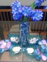 Playing with centerpieces ideas