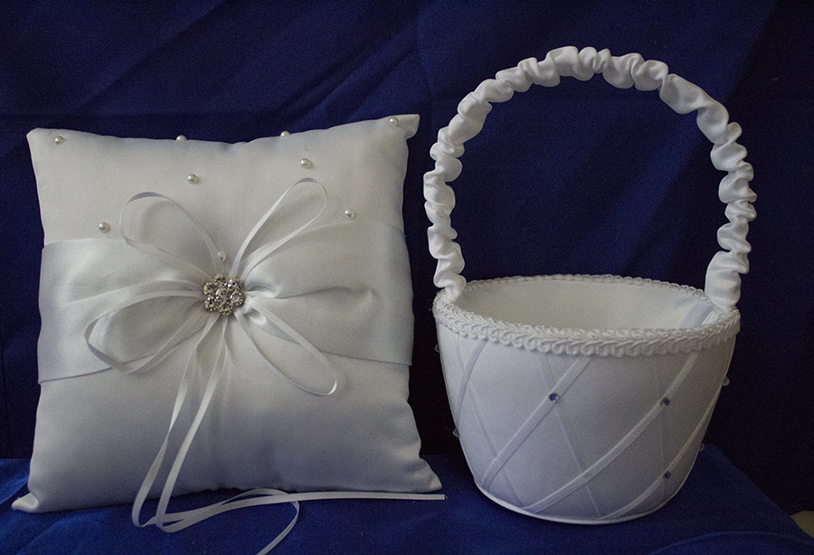 Flower Girl Basket and Ring Pillow