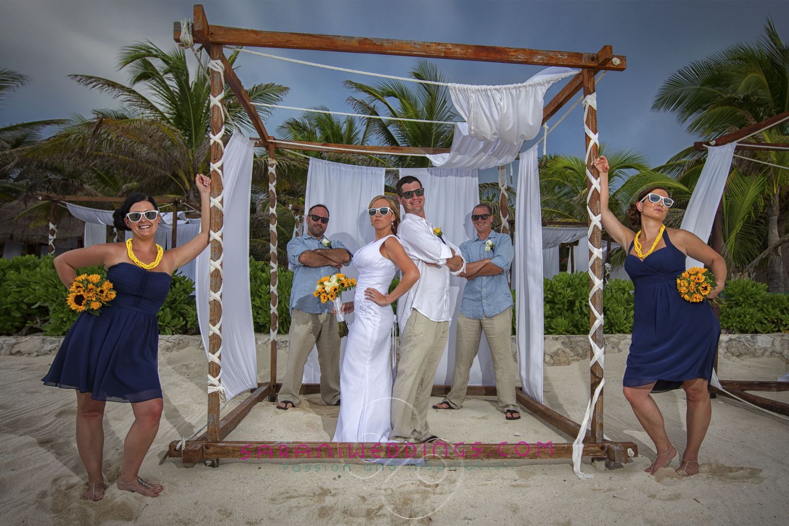 El Dorado Royale - Bridal Party -Beach Destination Wedding in Mayan Riviera
Photography by Sarani E.