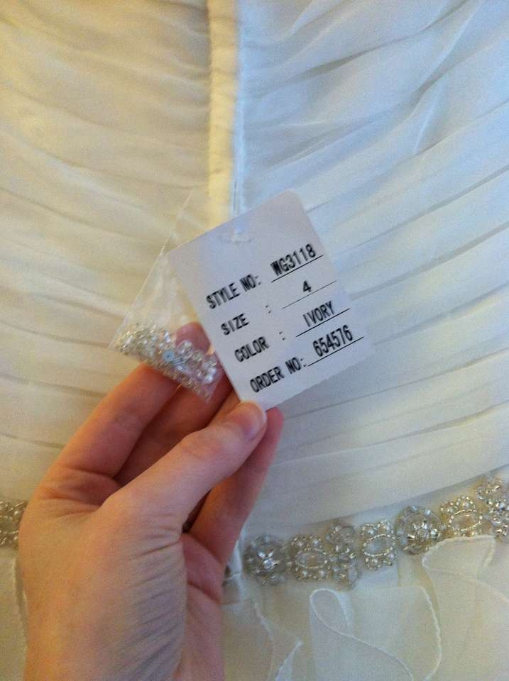 David's Bridal Wg3118 Wedding Dress