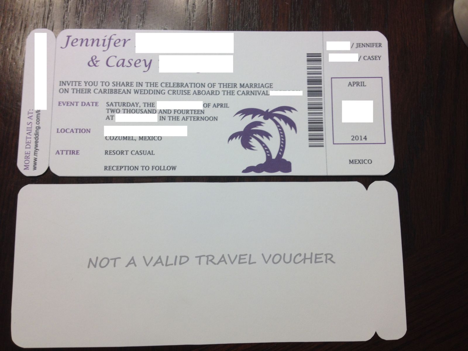 Ucfjennifer's DIY Boarding Pass Invites!!!!