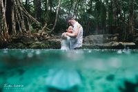 Carlee Bryan Cenote Azul Playa Del Carmen luckiephotography 1