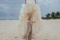 wedding dress On A beach trash The dress   Ivan Luckie Photography 1