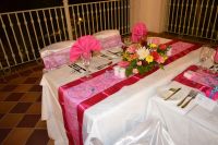 sweetheart table at end of long table