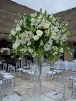 Beautiful tall centerpieces