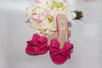 Wedding Shoes & Bouquet