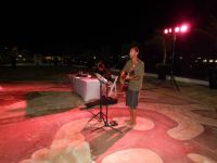 Ryan Rickman from Isla Mujeres performing for us at the welcome party