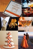 Chocolate and Orange Inspiration Board