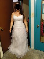TTD dress (Jordan 455, bridesmaid dress in white)