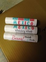 Custom Wedding Lipbalms for Oh Sh!t Kits