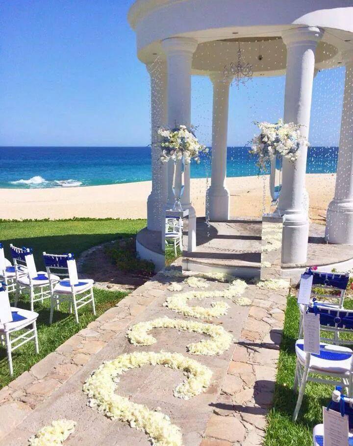 Our Ceremony & Reception Set Up at Dreams Los Cabos