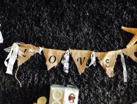LOVE pennant banner--sold