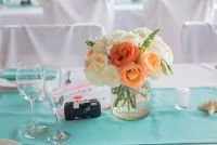 a polaroid as a centerpieces will be a great idea