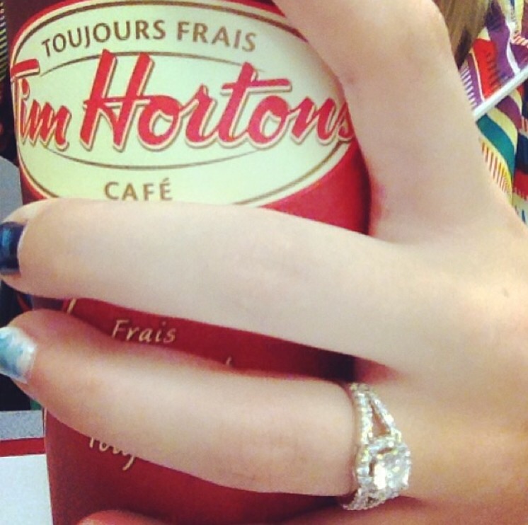 Most Canadian engagement ring photo!