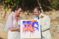 Blue & orange ceremony