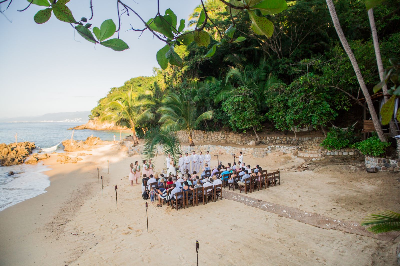 Beach wedding decoration