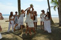 Beach wedding destination. Playa Linda