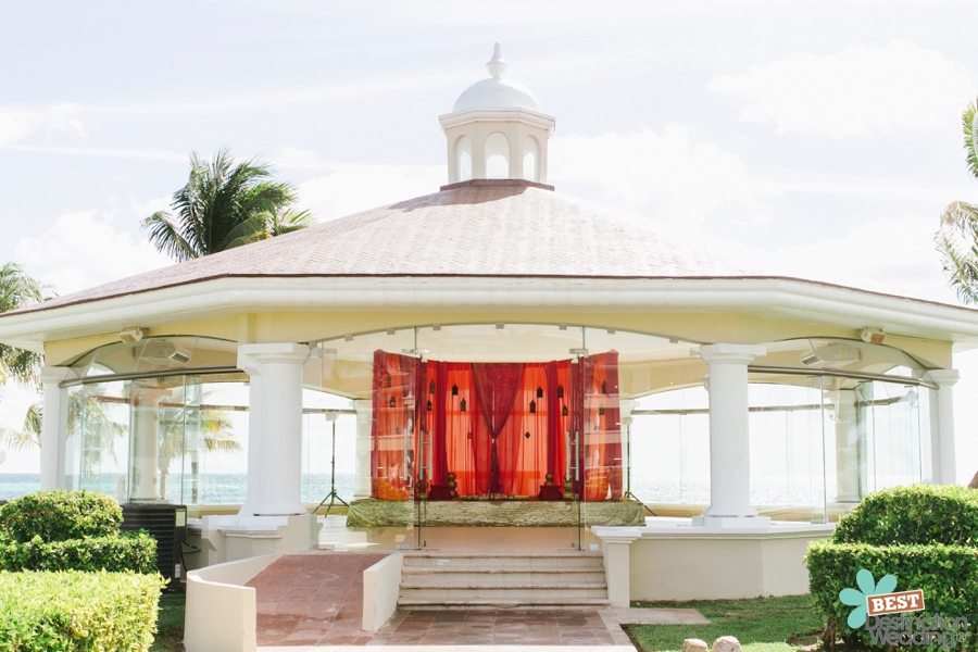 Mayian Ceremony setup for an Indian Destination Wedding