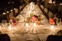 Christine&Paul. Vow Renewals Dinner Area.