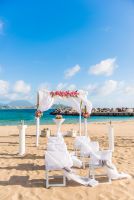 Destination Wedding Caribbean Beach Set UP