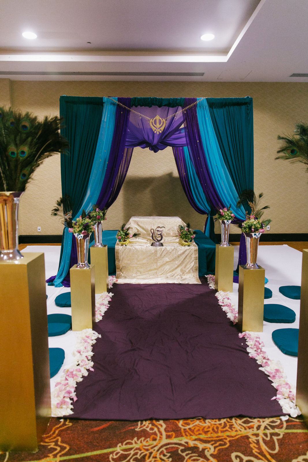 Indian Wedding Ceremony Setup by LatinASIA Weddings