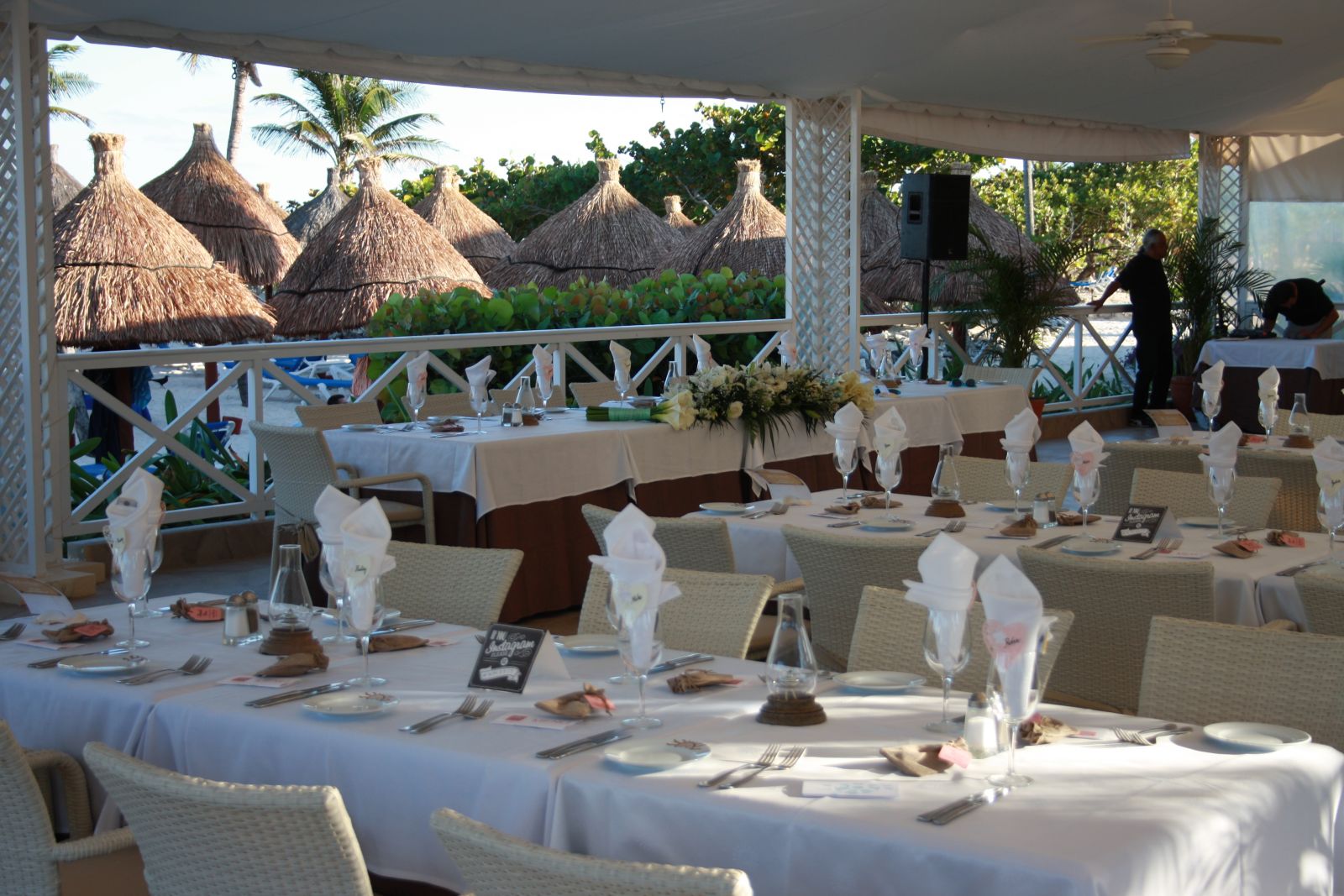 Wedding set up - Grad Bahia Tulum 2017