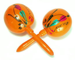 Orange Maracas from Amols.com