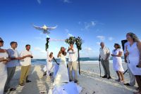 wedding ceremony on the sand