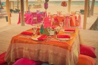 Ivory & orange overlay
