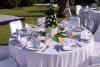 Wedding Dinner Table Set Up