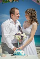  Liuba & Andrey, Beach Wedding at Trump Beach, Cap Cana Dominican Republic