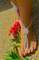 "Crystal Sea Goddess" Barefoot Beach Jewelry