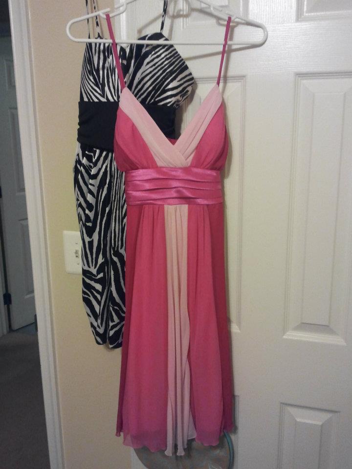 3 Toned Pink Dress Size Medium