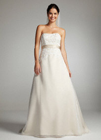 Size 14 Champagne Wedding Dress