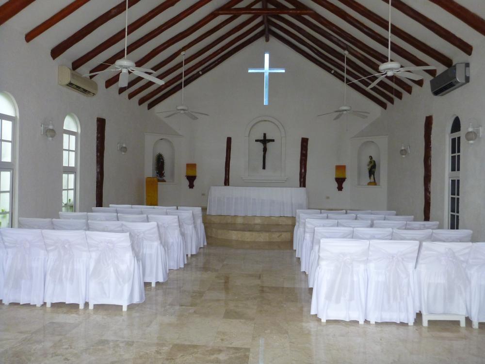Chapel ready for a ceremony